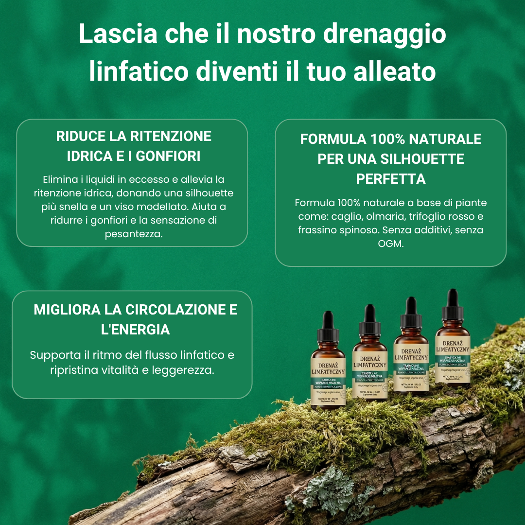 Drenaggio linfatico - Sentiti meno gonfia